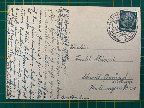 Postkarte sonderstempel - postkarte,