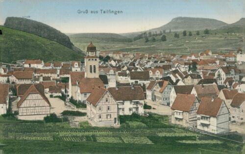 Ansichtskarte tailfingen 1915 - ansichtskarte,