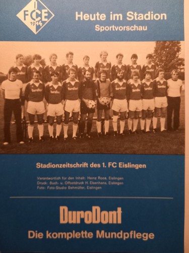 Fußball programm 80 - fußball-programm, 79/80