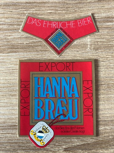 Bieretikett hanna bräu bitzer - bieretikett,