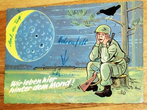 Witzigw bundeswehr armee - ak,