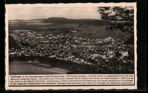 Tailfingen ortsansicht von - tailfingen,,