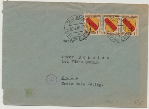 Französische zone 1946 - französische,