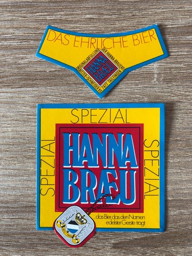 Bieretikett hanna bräu bitzer - bieretikett,