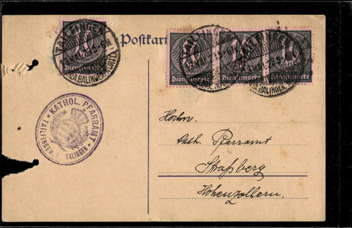Postkarte infla dienstm - postkarte,