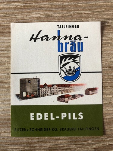 Bieretikett hanna bräu - bieretikett, hanna-bräu