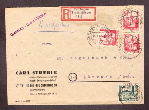 Französiche zone 1947 - zone,